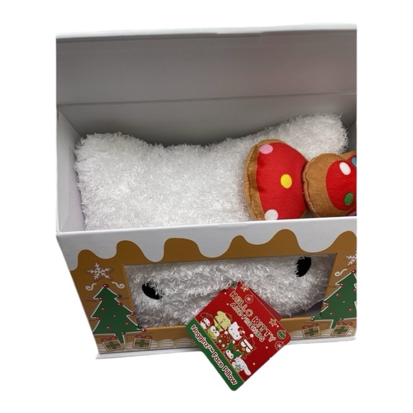 Hello Kitty Christmas Gingerbread Holiday Plush Pillow with Box - Picture 3 of 4